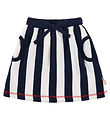 Katvig Nederdel - Navy/Hvid Stribet Katvig Nederdel - Navy/Hvid Stribet
