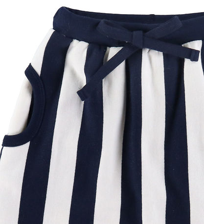 Katvig Nederdel - Navy/Hvid Stribet Katvig Nederdel - Navy/Hvid Stribet