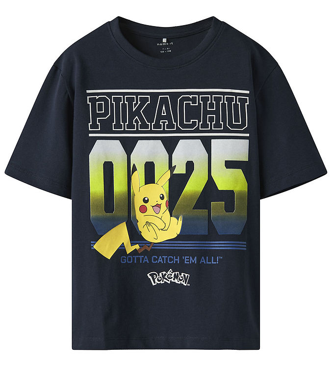 Name It T-shirt - NkmMabr Pokémon - Noos - Navy Blazer