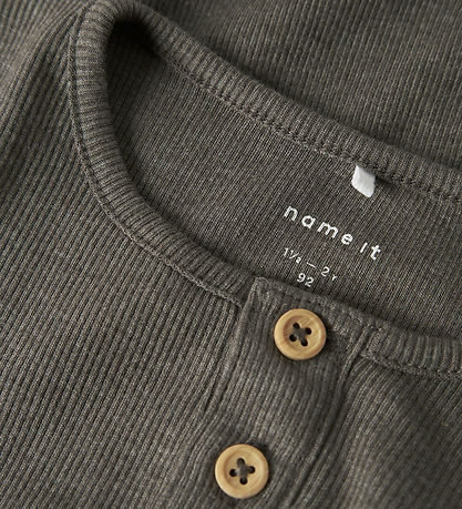 Name It T-shirt - Rib - Noos - NmmKab - Bungee Cord/Melange Name It T-shirt - Rib - Noos - NmmKab - Bungee Cord/Melange