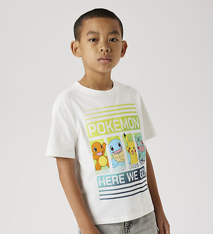 Name It T-shirt - Noos - NkmMabr Pokemon - Cloud Dancer Name It T-shirt - Noos - NkmMabr Pokemon - Cloud Dancer