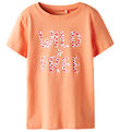 Name It T-shirt - Noos - NkfVanaya - Papaya Punch/Wild & Free