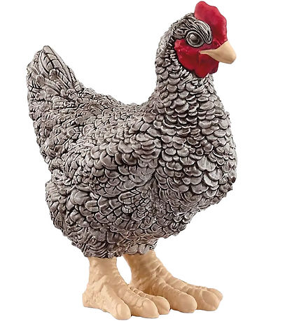 Schleich Wild Life - Plymouth Rock Høne 6,7 cm - 13997