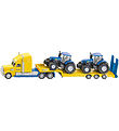 Siku Lastbil m. Traktorer - 1:87 - New Holland Tractors Siku Lastbil m. Traktorer - 1:87 - New Holland Tractors