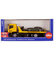 Siku Lastbil m. Bil - 1:55 - Breakdown Truck - Gul