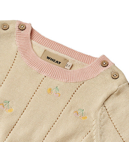 Wheat T-shirt - Strik - Malvina - Sandshell