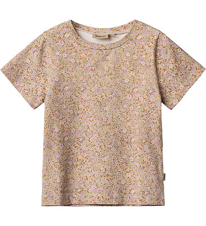 Wheat T-shirt - Manna - Lilac Flower Meadow Wheat T-shirt - Manna - Lilac Flower Meadow