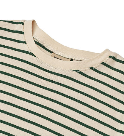 Wheat T-shirt - Fabian - Green Stripe