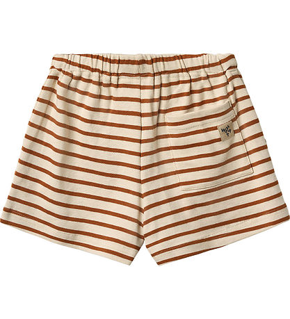 Wheat Shorts - Kalle - Warm Caramel Stripe Wheat Shorts - Kalle - Warm Caramel Stripe