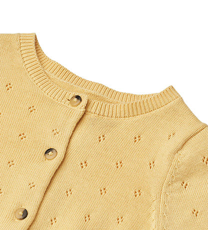 Wheat Cardigan - strik - Maia - Golden Yellow
