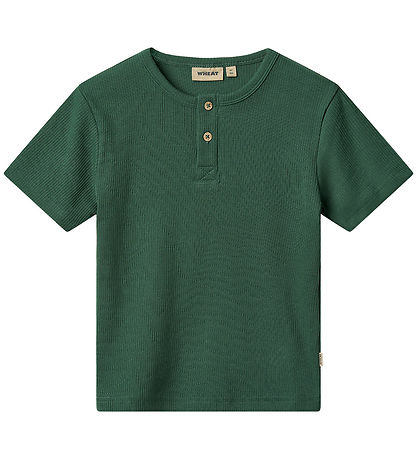 Wheat T-shirt - Rib - Lumi - Grøn