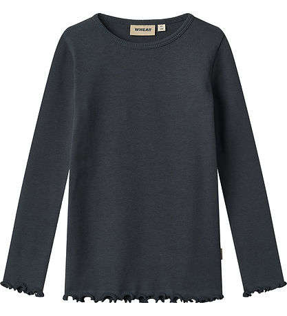 Wheat Bluse - Rib - Ida - Navy