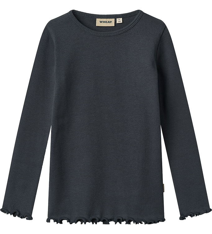 Wheat Bluse - Rib - Ida - Navy