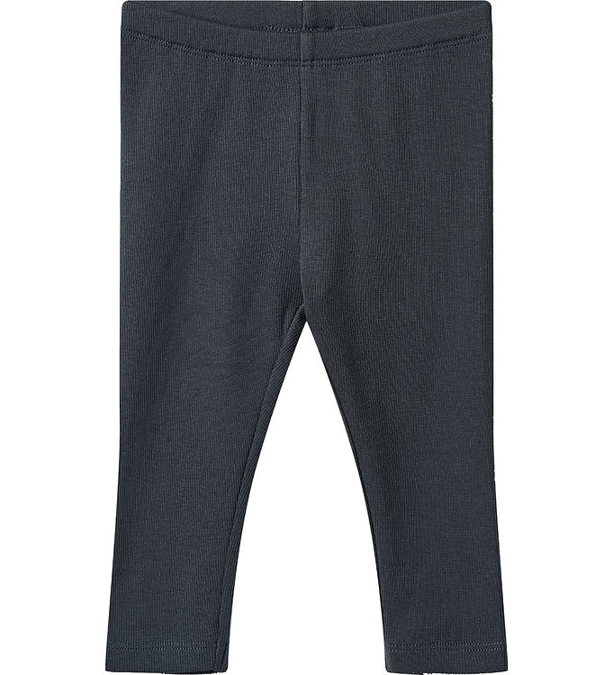 Wheat Leggings - Rib - Jules - Navy billede