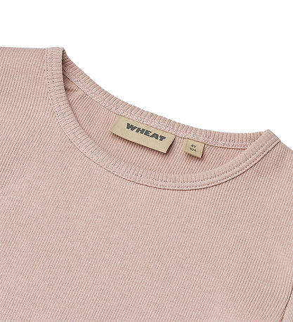 Wheat Bluse - Rib - Ida - Rose Powder