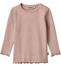 Wheat Bluse - Rib - Ida - Rose Powder Wheat Bluse - Rib - Ida - Rose Powder