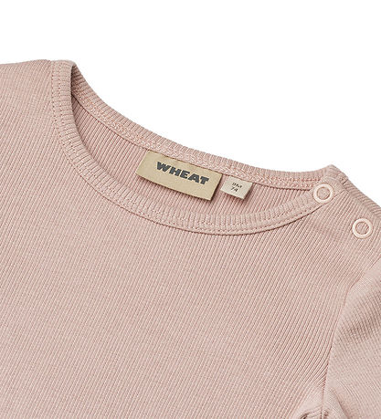 Wheat Bluse - Rib - Ida - Rose Powder