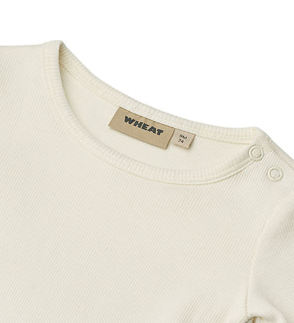 Wheat Bluse - Rib - Ida - Ivory Wheat Bluse - Rib - Ida - Ivory