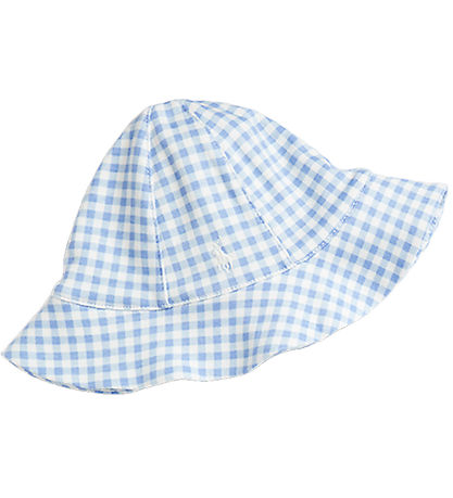 Polo Ralph Lauren Sommersæt - Top/Bloomers/Sommerhat - Blåternet Polo Ralph Lauren Sommersæt - Top/Bloomers/Sommerhat - Blåternet