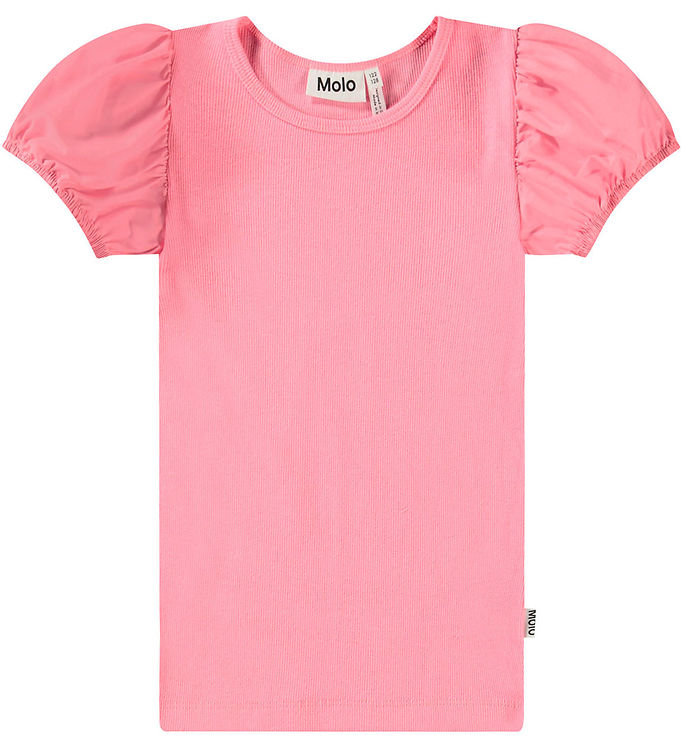 Molo T-shirt - Raluca - Rib - Pink Lemonade