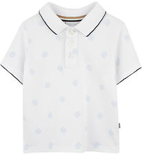 BOSS Polo - Hvid/Blå BOSS Polo - Hvid/Blå