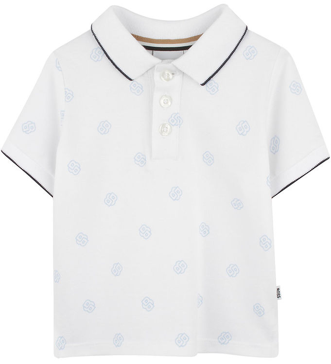 BOSS Polo - Hvid/Blå