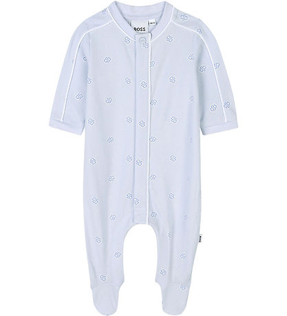 BOSS Gaveæske - Heldragt/Hue - Lyseblå m. Logoer BOSS Gaveæske - Heldragt/Hue - Lyseblå m. Logoer