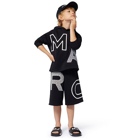 Little Marc Jacobs Sweatshorts - Sort/Hvid Little Marc Jacobs Sweatshorts - Sort/Hvid