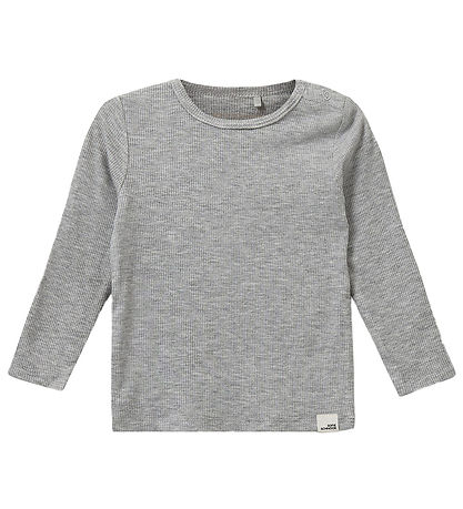 Sofie Schnoor Bluse - Rib - Petriciasb - Gråmeleret