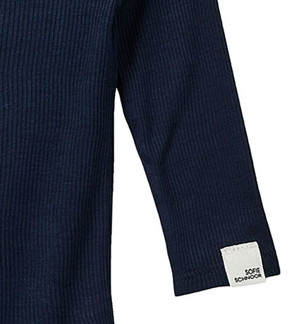 Sofie Schnoor Body l/æ - Rib - DicteSB - Navyblå Sofie Schnoor Body l/æ - Rib - DicteSB - Navyblå