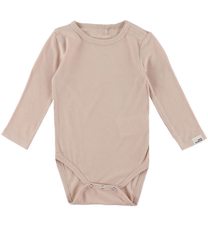Sofie Schnoor Bodysuit l/s - Rib - DicteSB - Light Rose