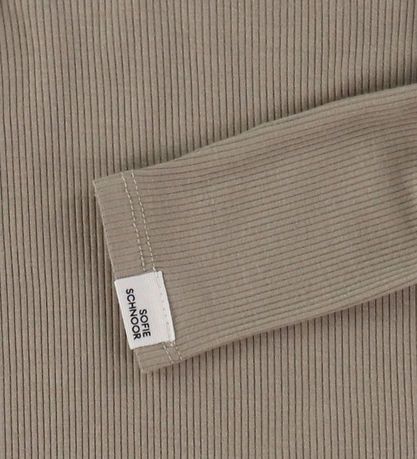 Sofie Schnoor Body l/æ - Rib - DicteSB - Dark Sand Sofie Schnoor Body l/æ - Rib - DicteSB - Dark Sand