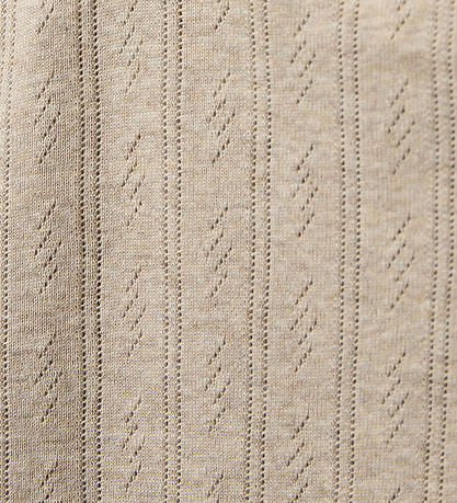 Sofie Schnoor Undertrøje - Faunasy Poientelle - Beige m. hulmøns