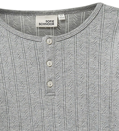 Sofie Schnoor Bluse - PetriciaSY Poientelle - Gråmeleret m. Hulm Sofie Schnoor Bluse - PetriciaSY Poientelle - Gråmeleret m. Hulm