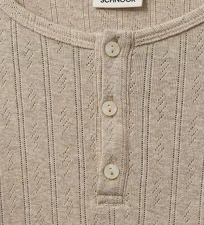 Sofie Schnoor Bluse - PetriciaSY Poientelle - Beige m. hulmønste Sofie Schnoor Bluse - PetriciaSY Poientelle - Beige m. hulmønste