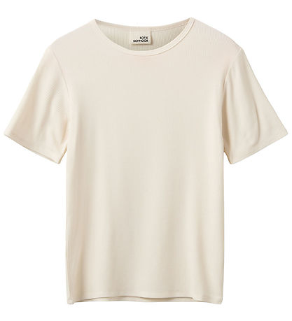 Sofie Schnoor T-shirt - Nataliasy - Rib - Off White Sofie Schnoor T-shirt - Nataliasy - Rib - Off White