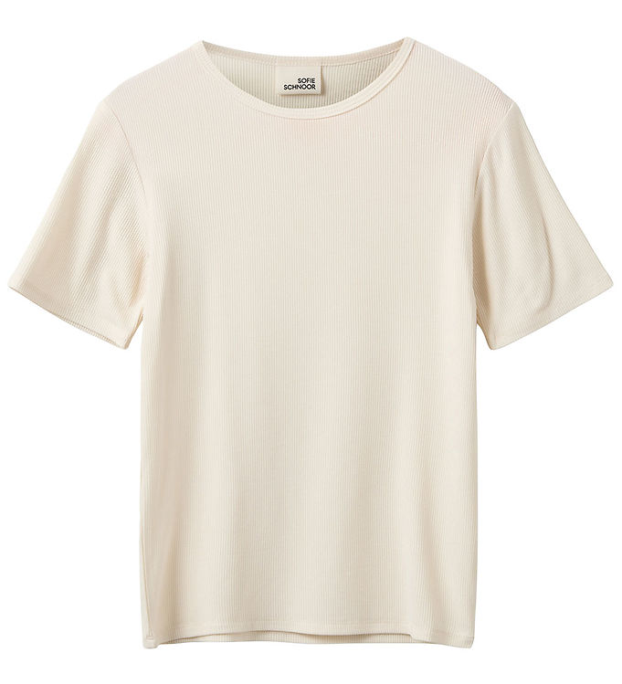 Sofie Schnoor T-shirt - Nataliasy - Rib - Off White