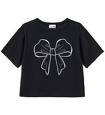 Sofie Schnoor T-shirt - Asitask - Sort/Sløjfe Sofie Schnoor T-shirt - Asitask - Sort/Sløjfe