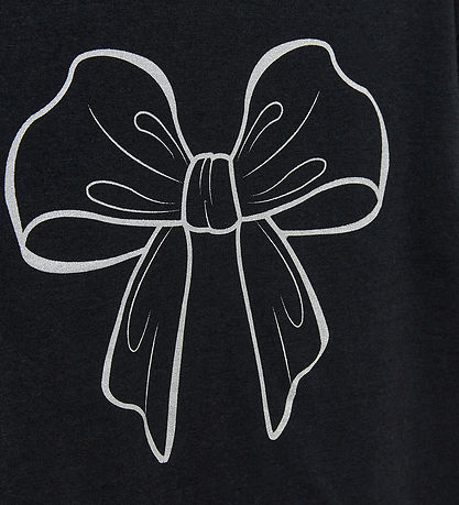 Sofie Schnoor T-shirt - Asitask - Sort/Sløjfe Sofie Schnoor T-shirt - Asitask - Sort/Sløjfe