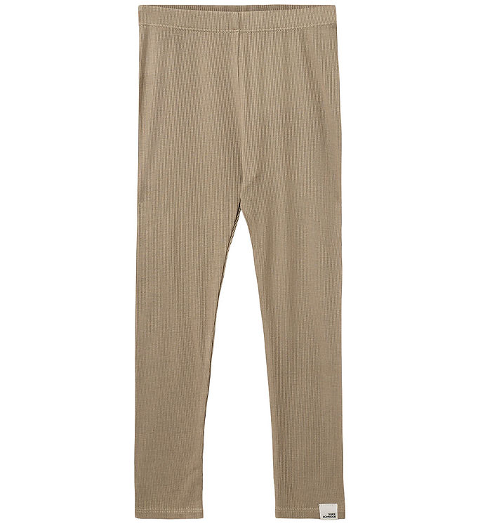 Sofie Schnoor Leggings - Rib - Nalinesb - Dark Sand