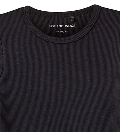 Sofie Schnoor Bluse - Rib - Petriciask - Sort Sofie Schnoor Bluse - Rib - Petriciask - Sort