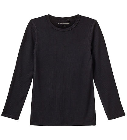 Sofie Schnoor Bluse - Rib - Petriciask - Sort Sofie Schnoor Bluse - Rib - Petriciask - Sort