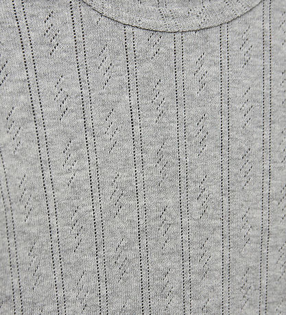 Sofie Schnoor Bluse - PetriciaSY Pointelle - Gråmeleret m. Hulmø Sofie Schnoor Bluse - PetriciaSY Pointelle - Gråmeleret m. Hulmø