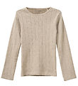 Sofie Schnoor Bluse - PetriciaSY Pointelle - Beige m. Hulmønster Sofie Schnoor Bluse - PetriciaSY Pointelle - Beige m. Hulmønster