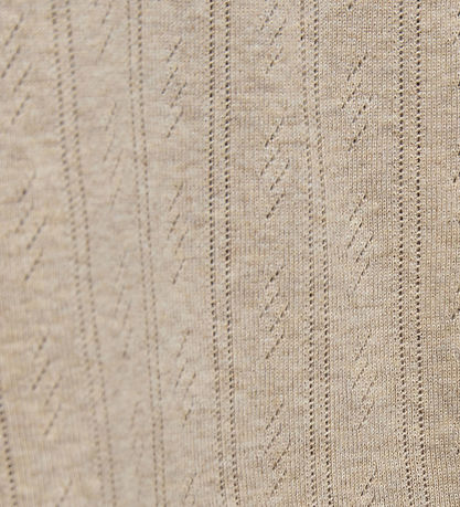 Sofie Schnoor Bluse - PetriciaSY Pointelle - Beige m. Hulmønster Sofie Schnoor Bluse - PetriciaSY Pointelle - Beige m. Hulmønster