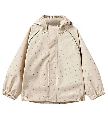Sofie Schnoor Regntøj - PU - Varask - Sand m. Blomster Sofie Schnoor Regntøj - PU - Varask - Sand m. Blomster