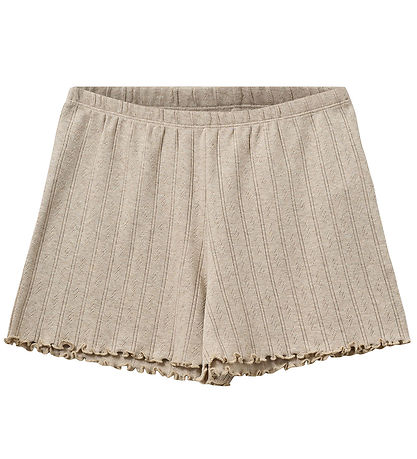 Sofie Schnoor Shorts - Haselsy Poientelle - Beige m. Hulmønster Sofie Schnoor Shorts - Haselsy Poientelle - Beige m. Hulmønster
