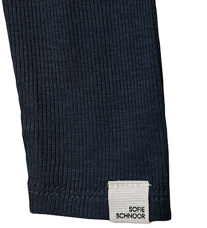Sofie Schnoor Leggings - Rib - Nalinesb - Navyblå