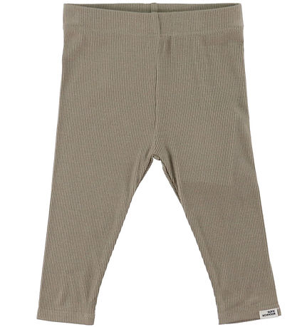 Sofie Schnoor Leggings - Rib - Nalinesb - Dark Sand