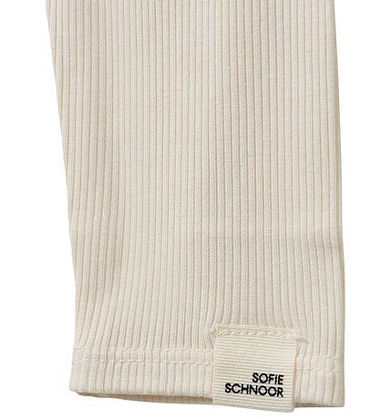 Sofie Schnoor Leggings - Rib - Nalinesb - Off White Sofie Schnoor Leggings - Rib - Nalinesb - Off White